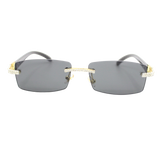 Rhinestone Square Sunglasses