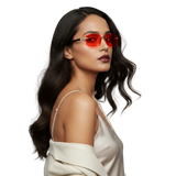 Rhinestone Square Sunglasses