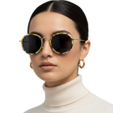 Dora - Metal & Wood Sunglasses