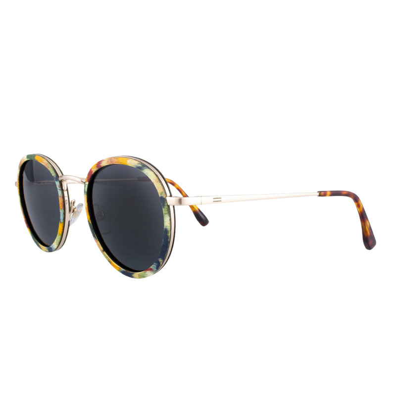 Dora - Metal & Wood Sunglasses