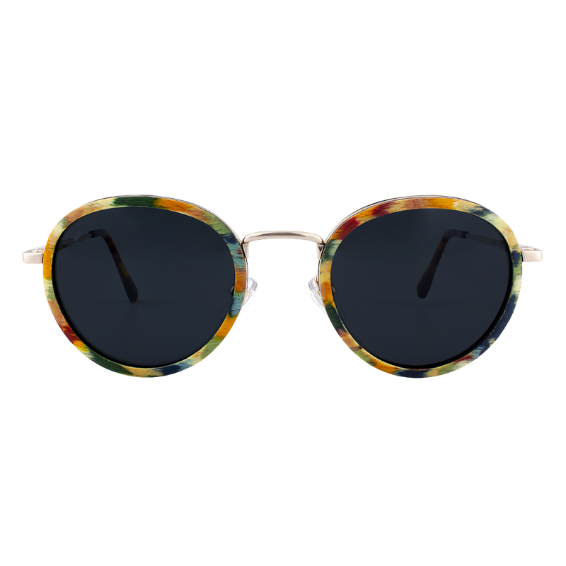 Dora - Metal & Wood Sunglasses