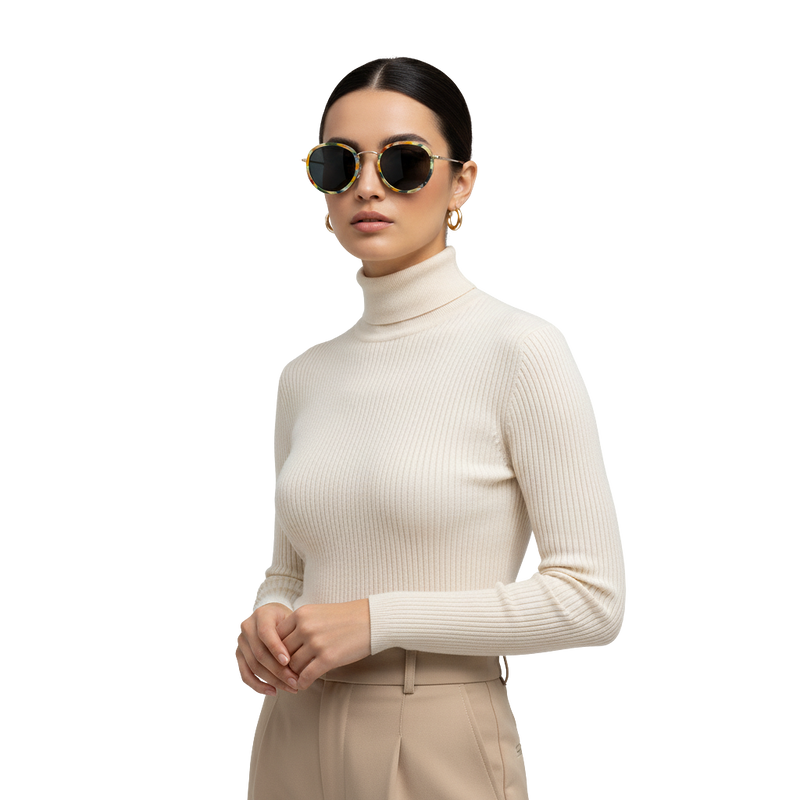 Dora - Metal & Wood Sunglasses