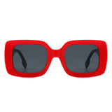 Jadestone - Square Retro Flat Top Fashion Sunglasses
