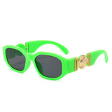 Small Rectangle Sunglasses Men Women Square Sun Glasses Travel Shades Vintage
