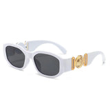 Small Rectangle Sunglasses Men Women Square Sun Glasses Travel Shades Vintage