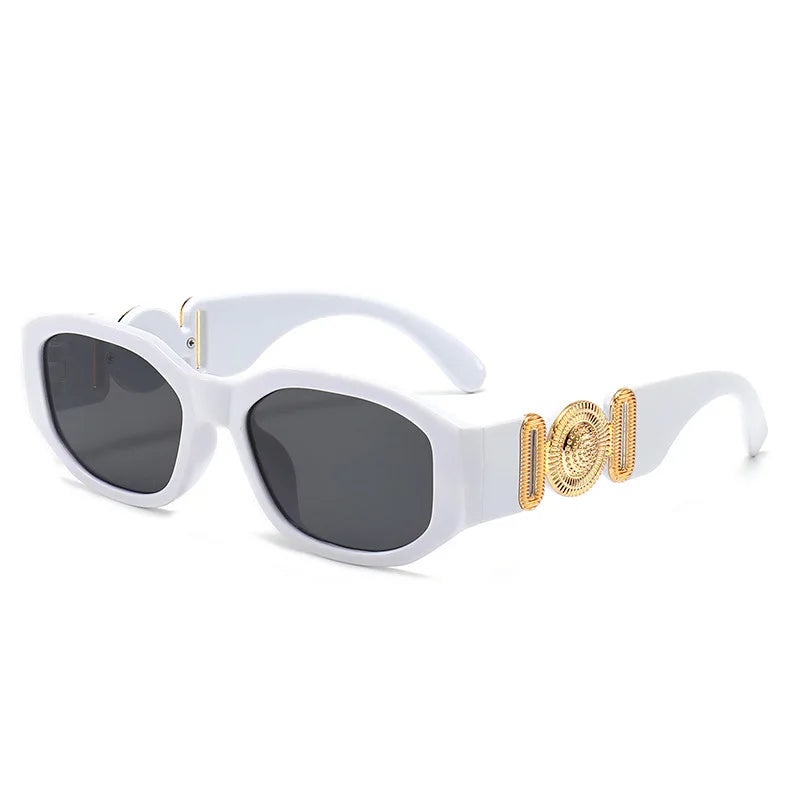 Small Rectangle Sunglasses Men Women Square Sun Glasses Travel Shades Vintage