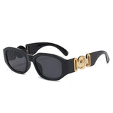 Small Rectangle Sunglasses Men Women Square Sun Glasses Travel Shades Vintage