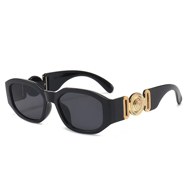 Small Rectangle Sunglasses Men Women Square Sun Glasses Travel Shades Vintage