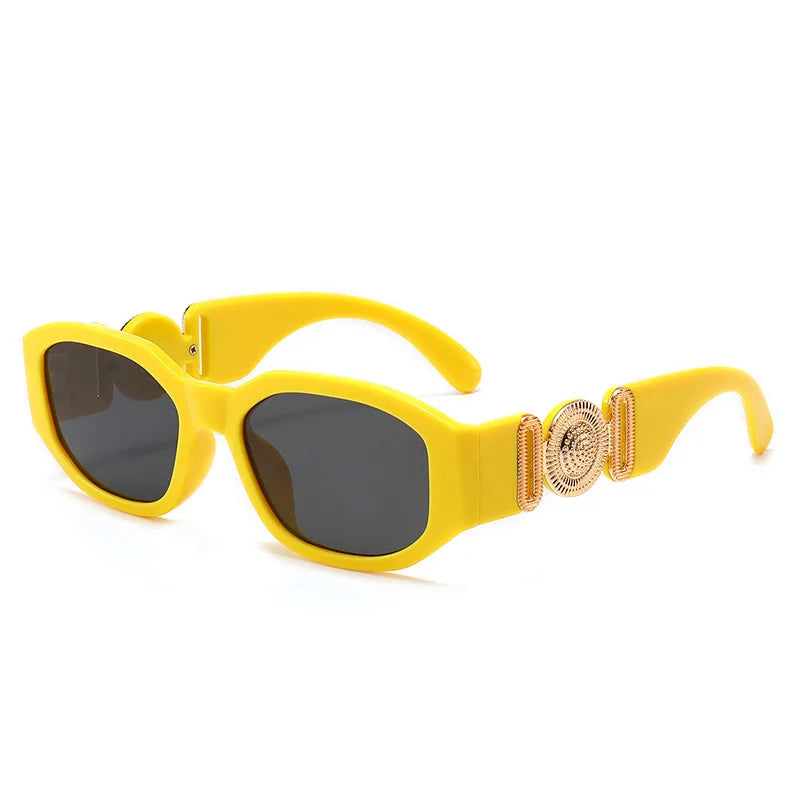 Small Rectangle Sunglasses Men Women Square Sun Glasses Travel Shades Vintage
