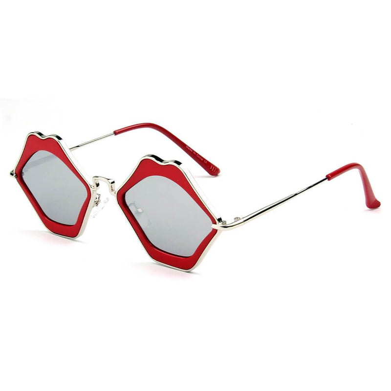 MADISON | Womens Fashion Funky Mouth Kissing Lip Shape Hippie Love Party