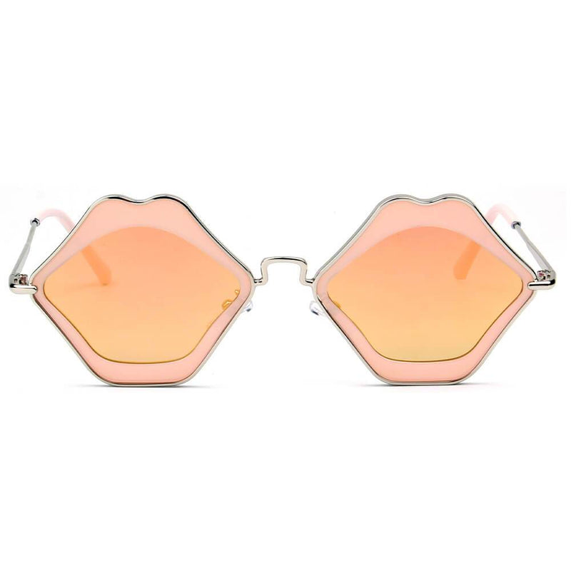 MADISON | Womens Fashion Funky Mouth Kissing Lip Shape Hippie Love Party