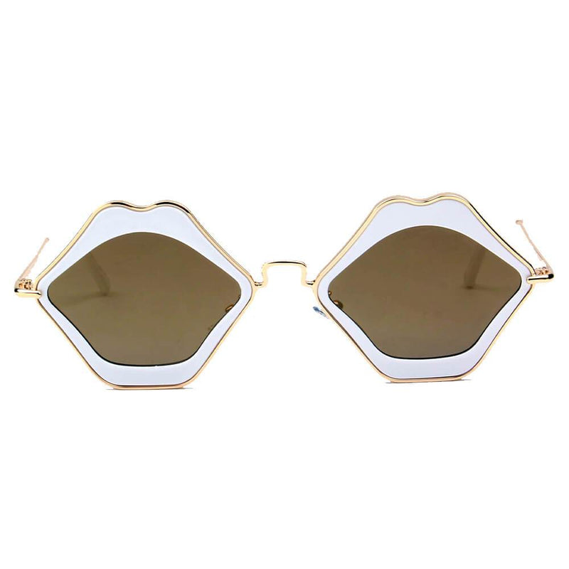 MADISON | Womens Fashion Funky Mouth Kissing Lip Shape Hippie Love Party