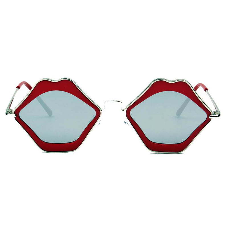 MADISON | Womens Fashion Funky Mouth Kissing Lip Shape Hippie Love Party