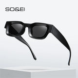SO&EI Ins Popular Fashion Small Square Polarized Sunglasses