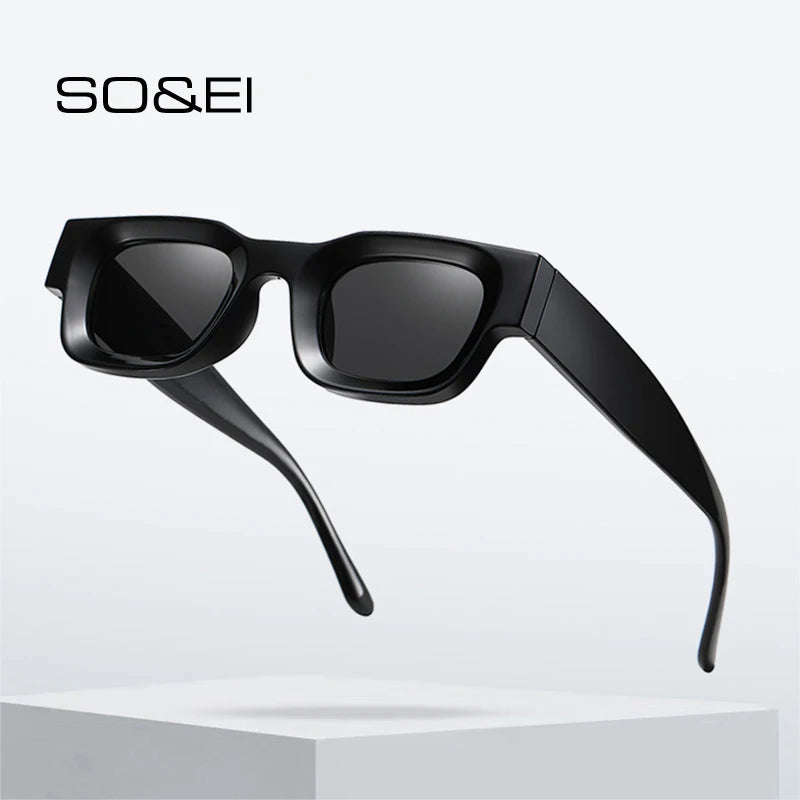 SO&EI Ins Popular Fashion Small Square Polarized Sunglasses