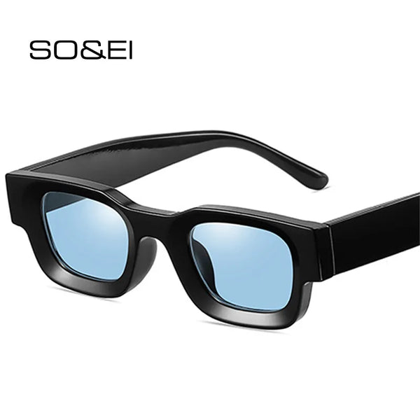 SO&EI Ins Popular Fashion Small Square Polarized Sunglasses