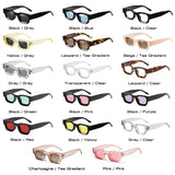 SO&EI Ins Popular Fashion Small Square Polarized Sunglasses