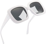 A Fashionista's Stunning Square Sunglasses